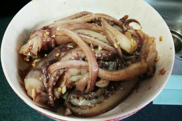 香烤鱿鱼须的做法图解4