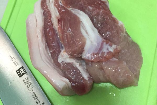 豆角炖肉的做法图解2