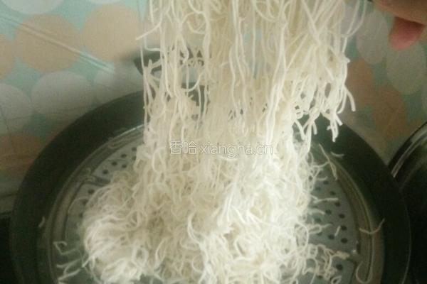 蒜苔蒸面的做法图解6