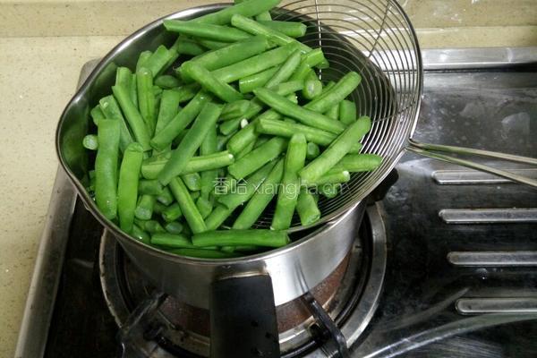 炒四季豆的做法图解4
