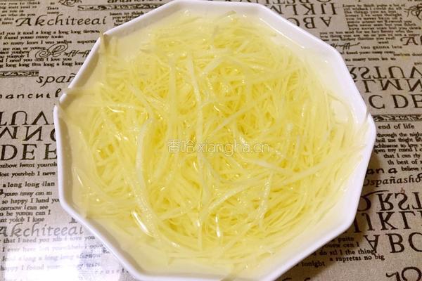 青椒土豆丝的做法图解2