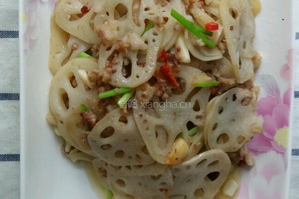 肉末藕片的做法图解8