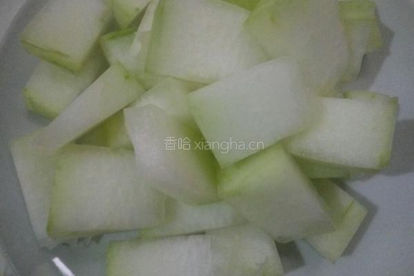 丸子烧冬瓜的做法图解3