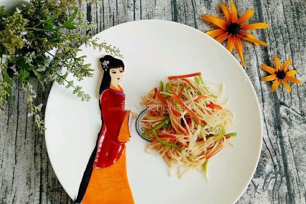 长发美女的做法图解7