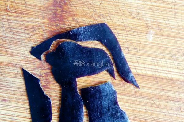 长发美女的做法图解2