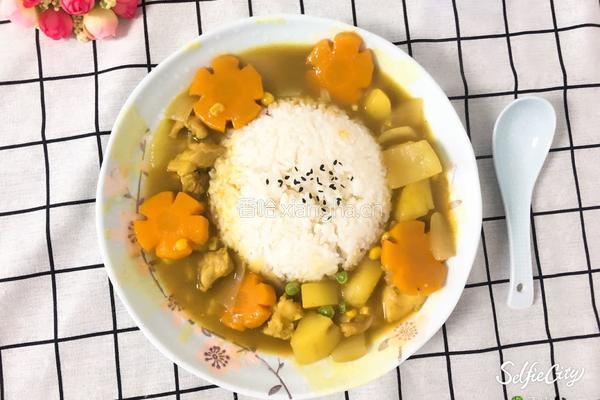 咖喱鸡饭的做法图解9