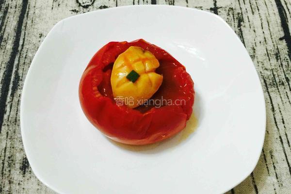 鲍鱼番茄盅的做法图解15
