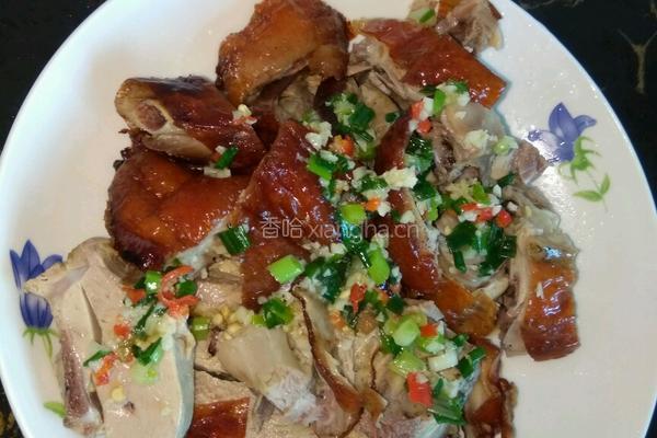 蒜蓉香辣烧鸭的做法图解4