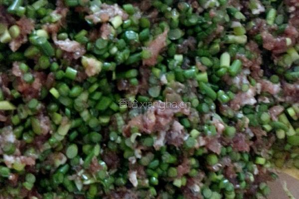 蒜苔猪肉馅蒸饺的做法图解7