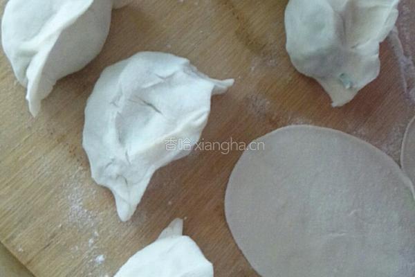 蒜苔猪肉馅蒸饺的做法图解12