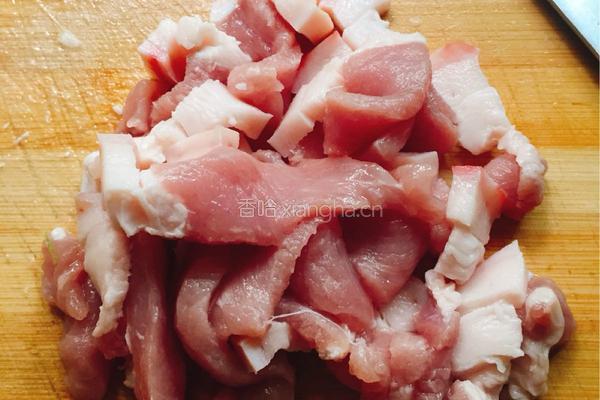 肉丝炒茭白丝的做法图解3