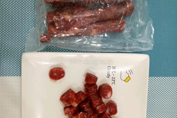 芝士香肠焗饭的做法图解2