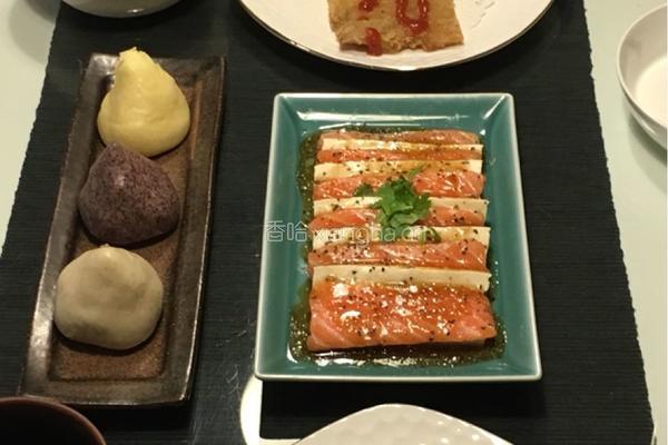 三文鱼豆腐拼盘的做法图解4