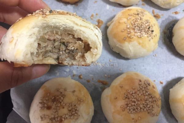 榨菜鲜肉月饼的做法图解20
