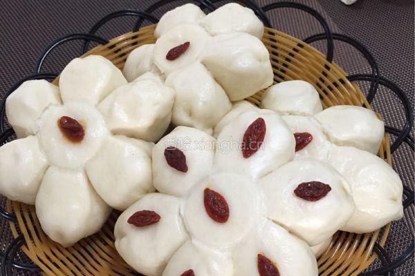 奶香花馒头的做法图解17