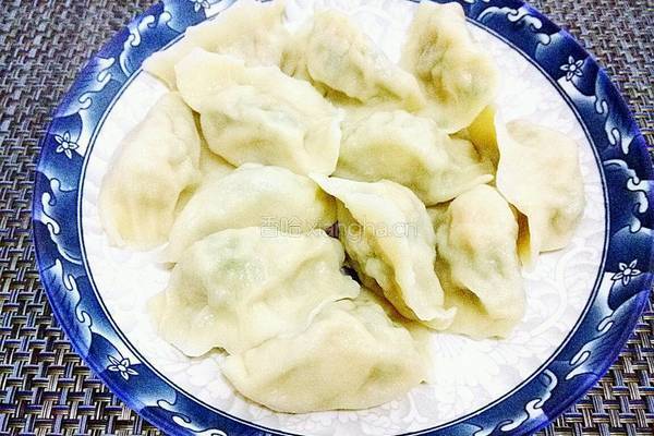 韭菜苔虾仁水饺的做法图解14