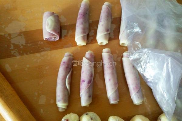 紫薯椰蓉开口酥的做法图解16