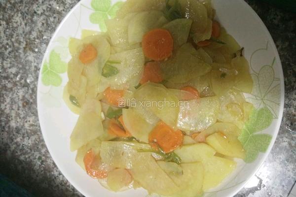 尖椒土豆片的做法图解3