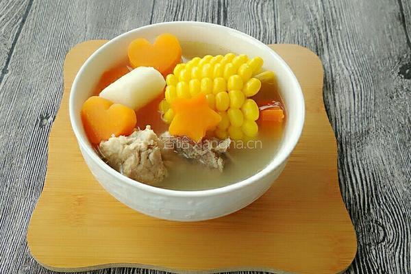 胡萝卜山药排骨汤的做法图解10