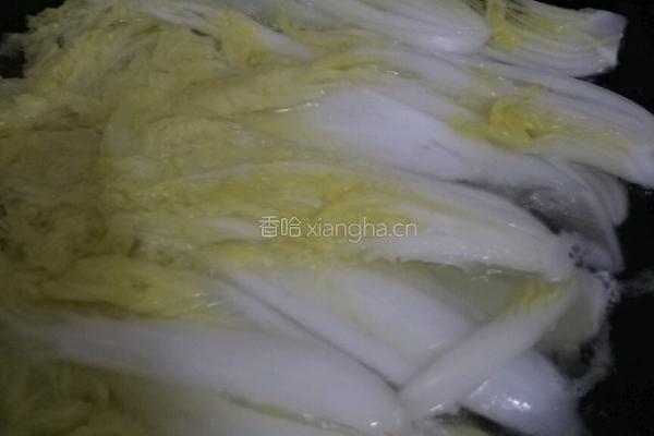 蒜香白菜的做法图解3