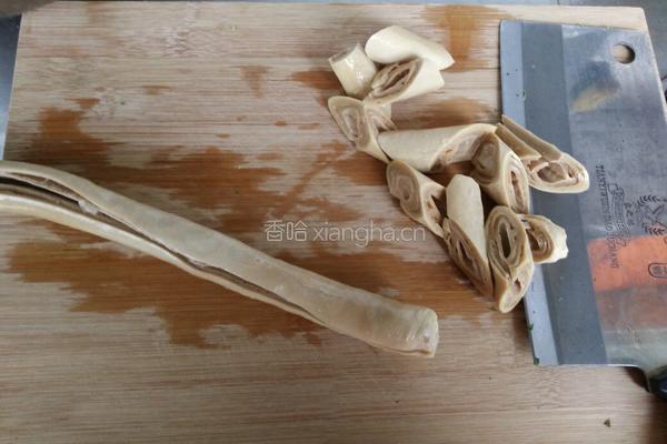 豆筋棍烧红烧肉的做法图解4