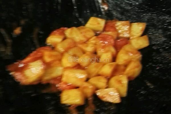 土豆番茄与猪肉组合的做法图解21