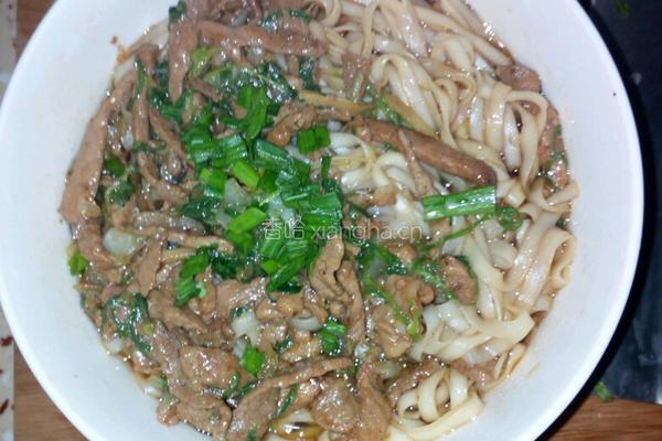 小白菜肉丝面的做法图解11