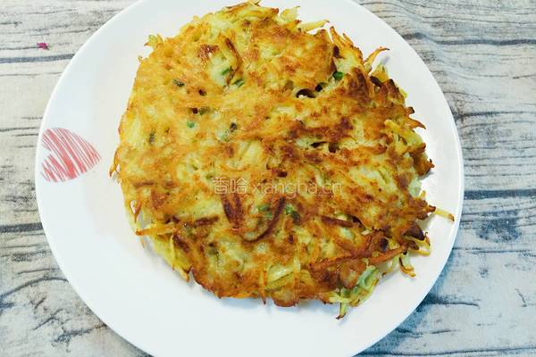 土豆丝茄子饼的做法图解6
