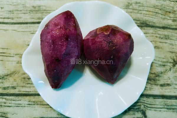 酸奶紫薯球的做法图解1