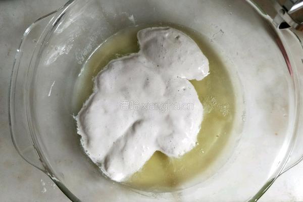 fluff焦糖萨瓦林戚风蛋糕的做法图解7