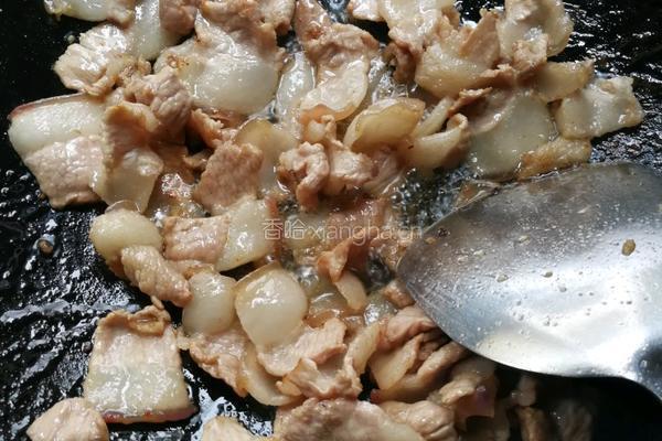 青椒炒肉的做法图解3
