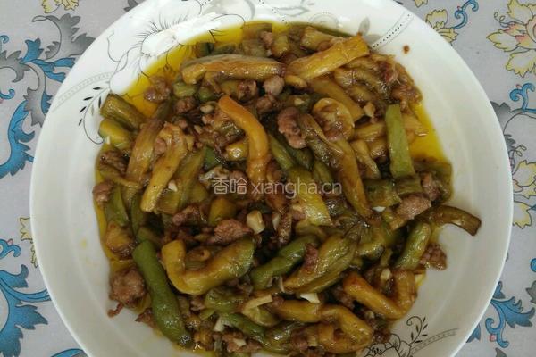 肉末茄条的做法图解5