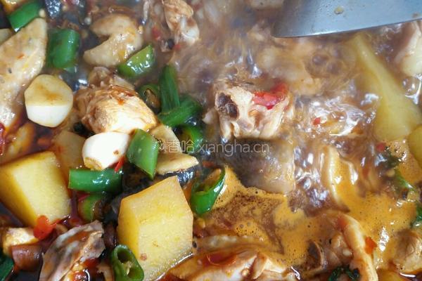 土豆烧鸡的做法图解4
