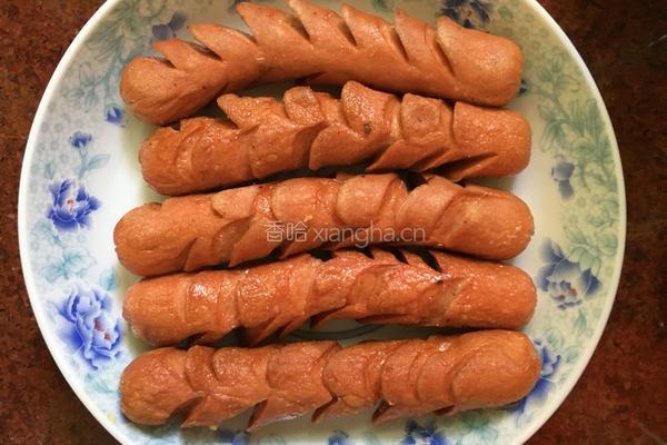 香煎火腿肠的做法图解3