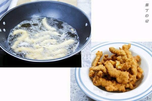小酥肉蒸干豇豆的做法图解4