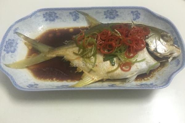 清蒸金鲳鱼的做法图解5
