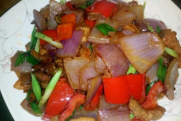 洋葱炒肉