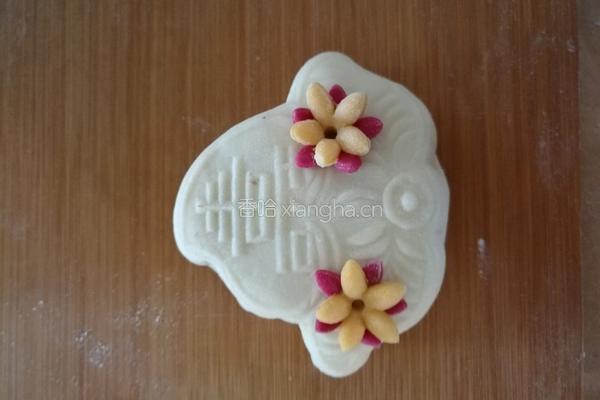 红豆馅小寿桃（花馍）的做法图解11