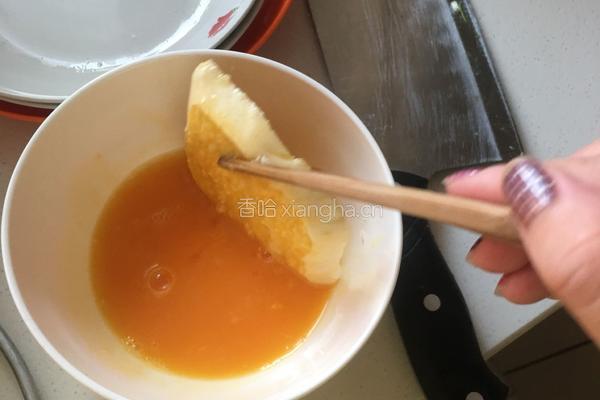 香煎馍片的做法图解3