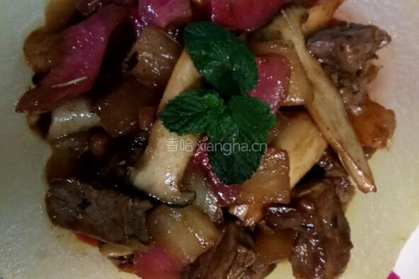 瓜果牛肉粒的做法图解7