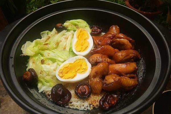 鸡全腿香菇煲仔饭的做法图解21