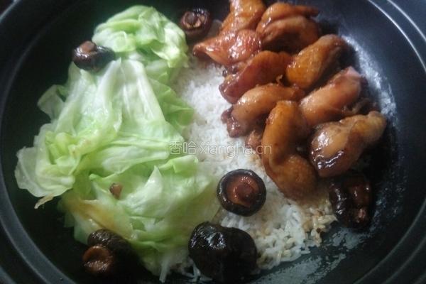 鸡全腿香菇煲仔饭的做法图解16
