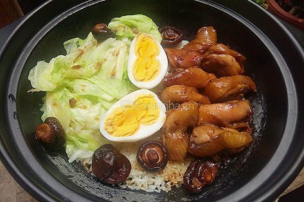 鸡全腿香菇煲仔饭的做法图解20