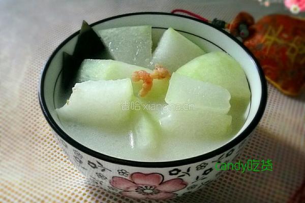 海带冬瓜虾米汤的做法图解10