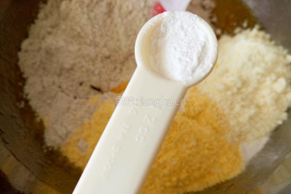杂粮杏仁饼干的做法图解4
