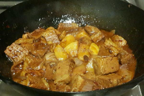老干妈酱烧牛肉的做法图解12