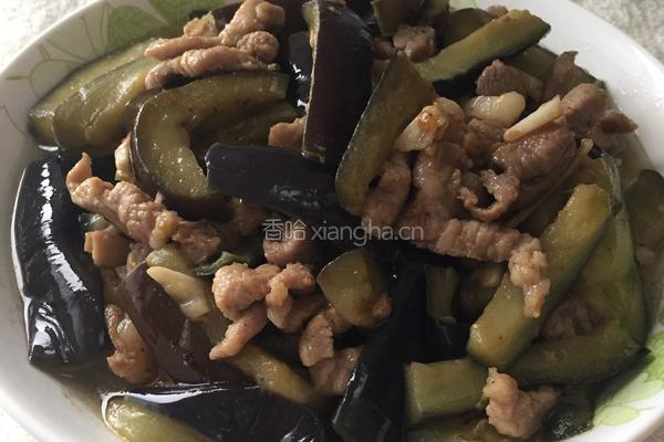 茄子肉丝的做法图解8
