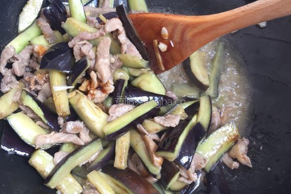茄子肉丝的做法图解6