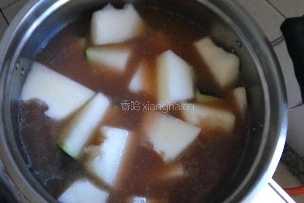 莲蓬消暑冬瓜汤的做法图解8
