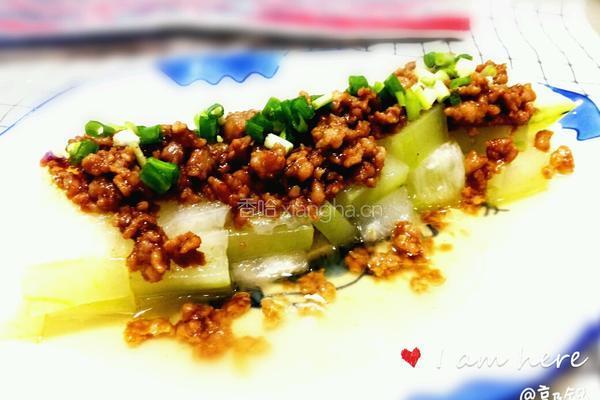 肉末蒸冬瓜的做法图解7